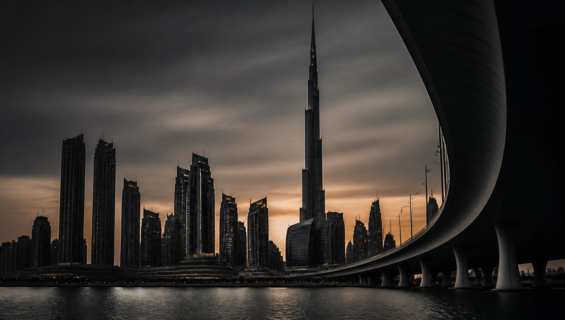 Dubai skyline at dusk representing Najah International's UAE base